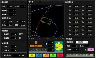 Racing parameter setting interface