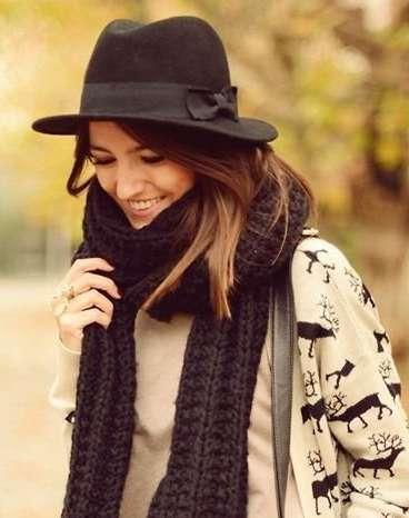 Take a hat scarf and instantly transform into a fashionista