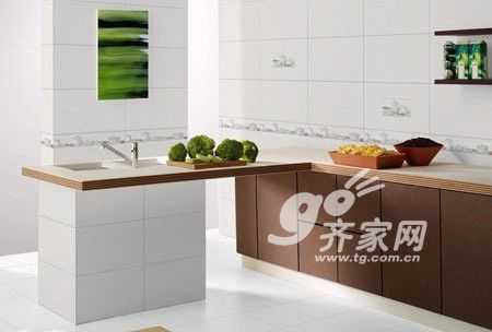Decorative decoration skillfully use ceramic tiles to crack the three major kitchen problems (Photos)
