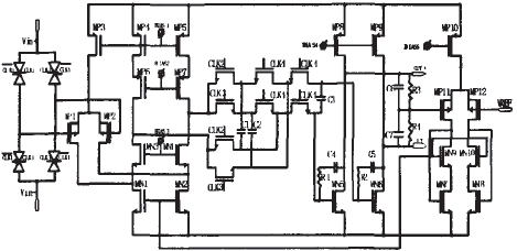 Chopper op amp circuit structure