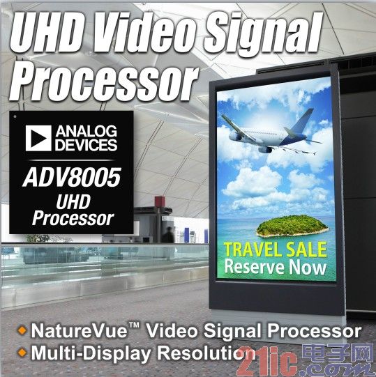 ADI Introduces NatureVueTM Ultra HD Video Signal Processor