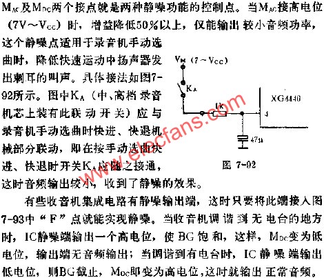 XG4440 reduces the speaker's harsh circuit diagram in fast motion 