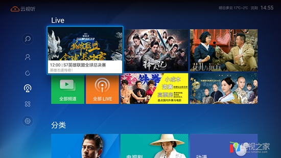 Live Channels