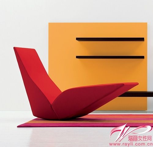 EXPOCASA Aibao furniture three-dimensional red recliner