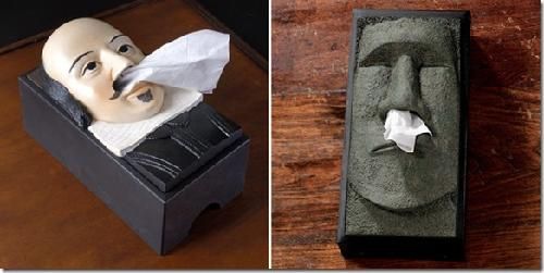 Cute and spoofed alternative tissue box