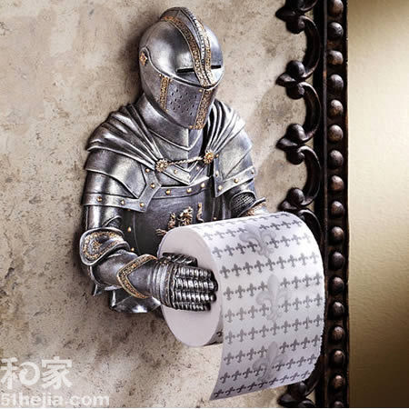 Toilet paper holder is also crazy Creative unlimited decoration bathroom