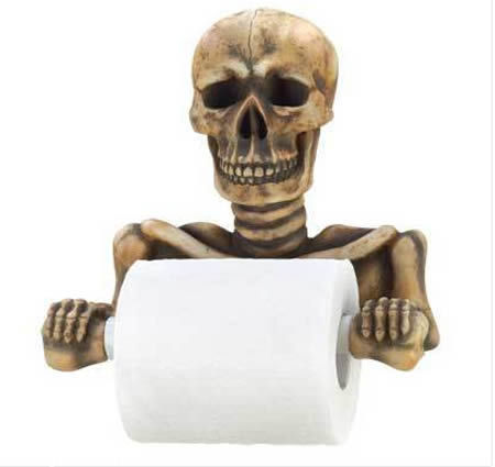 Toilet paper holder is also crazy Creative unlimited decoration bathroom