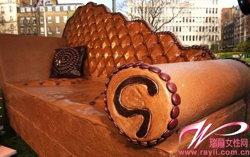 Chocolate sofa