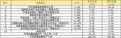 Table 2: Long-term equity investment projects reported by Youngor last year