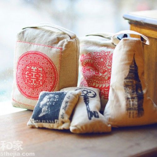 12 color pillows to create a home summer fresh air