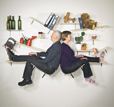 Creative photography furniture and people