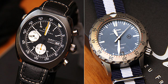 German military watch Sinn released two new land and sea watch in Taiwan