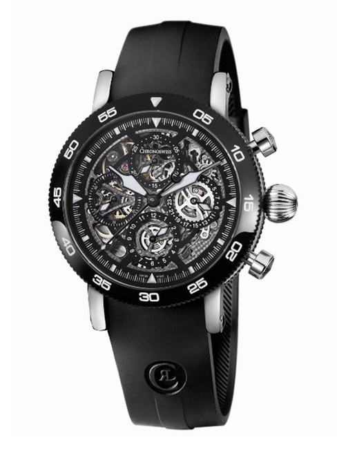 Swiss watch the Timemaster Chronograph Skeleton watch