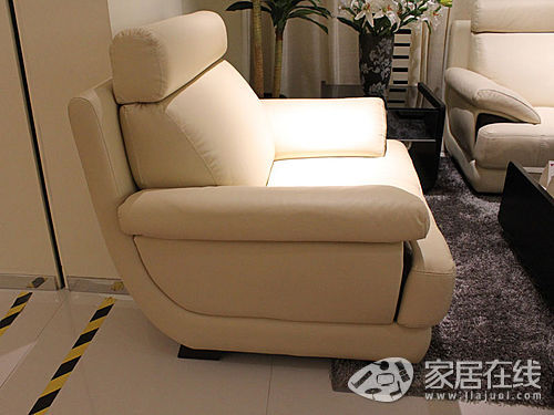 Left and right ZY1882 leather sofa