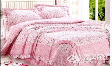 Korean style fresh and elegant bed products Create a romantic garden home