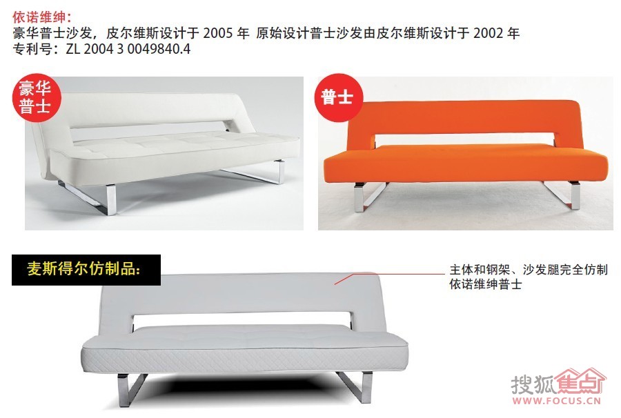 Innovative product and imitation comparison chart ä¾è¯ºç»´ç»…产å“与仿制å“对比图