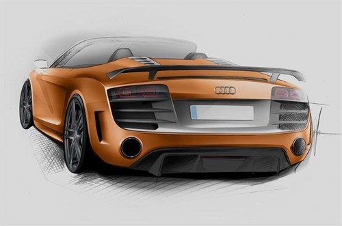 Frankfurt debut Audi R8 GT Spyder design