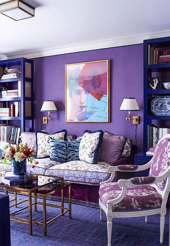 Purple and blue duo Psychedelic is not really true