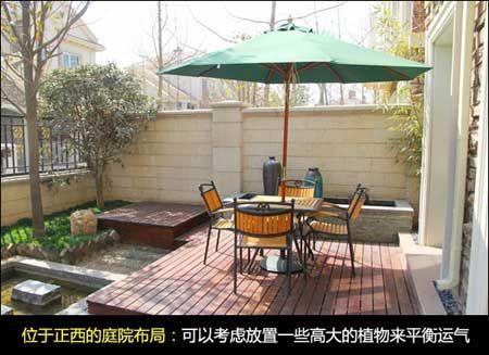 Ingenious layout of garden feng shui