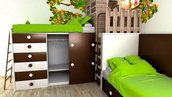 20 children's bedroom design cases