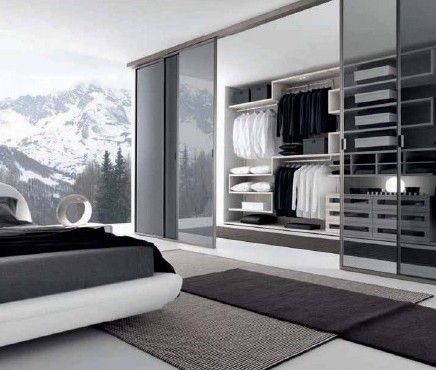 Four simple wardrobes to dress up the beautiful bedroom to create different bedroom expressions
