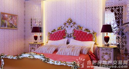 Home decoration, bedroom bed is super attention