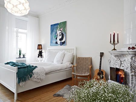 Villa bedroom decoration renderings Bedroom decoration has reference