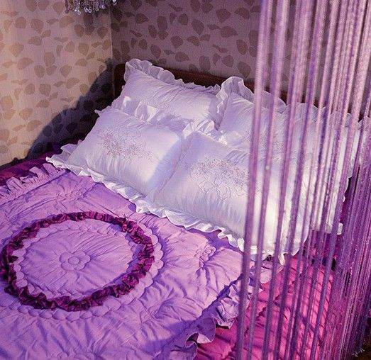 Purple home decoration
