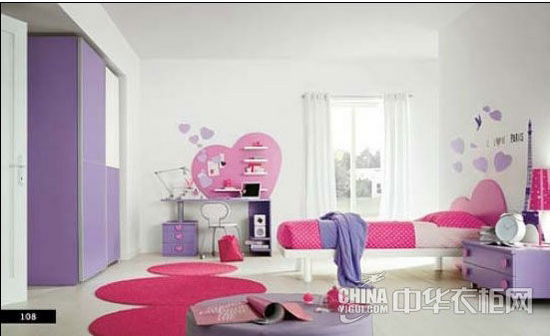 Children's bedroom wardrobe design case recommendation three
