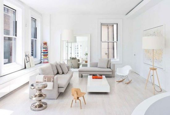 Simple and bright Nordic style Let white romance your home