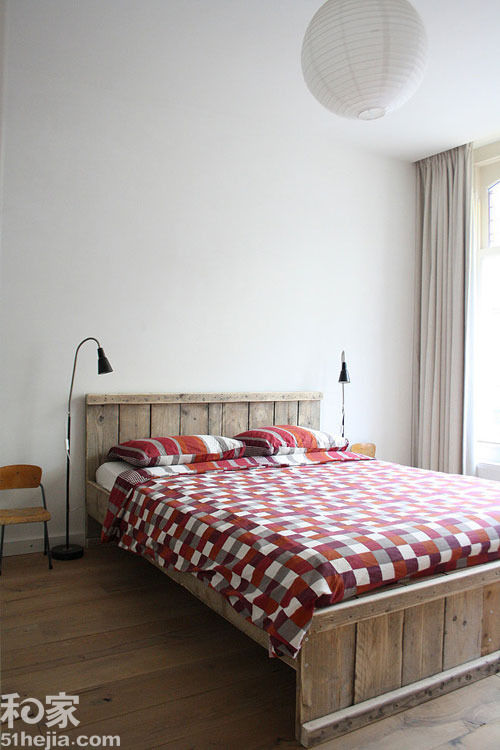 8 picture Wenrun original wooden bed Dress up modern bedroom