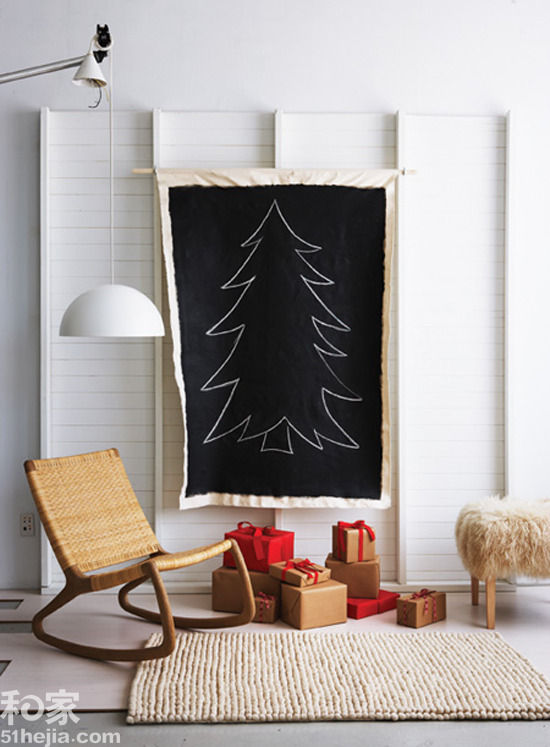 Wall Christmas Tree 14 Super Cheap Holiday Space DIY