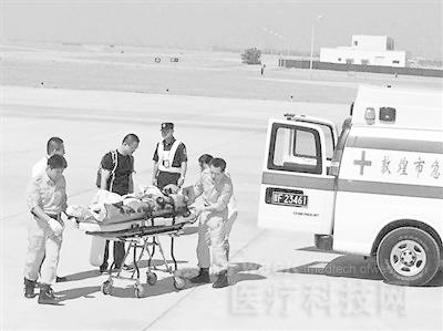 999 medical rescue aircraft Sanfei Gansu transport sick patients