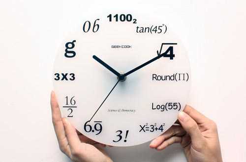 Clock feng shui - home clock should not be suitable for round