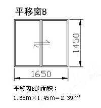 Balcony window calculation formula