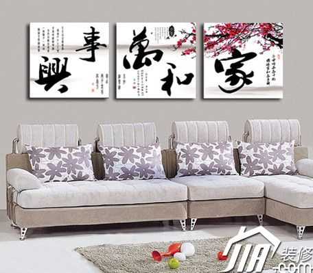 Home feng shui - feng shui of living room decoration painting