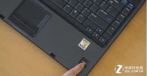 Sliding fingerprint recognition on laptops