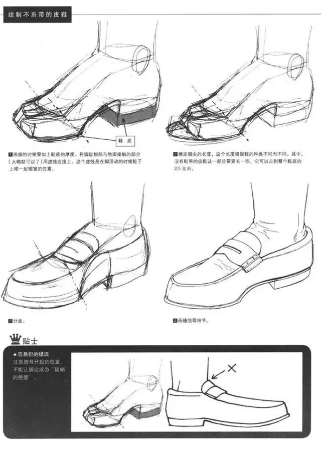 Deep dry goods, sketching shoes perspective is not allowed? The most complete sketch shoes analysis