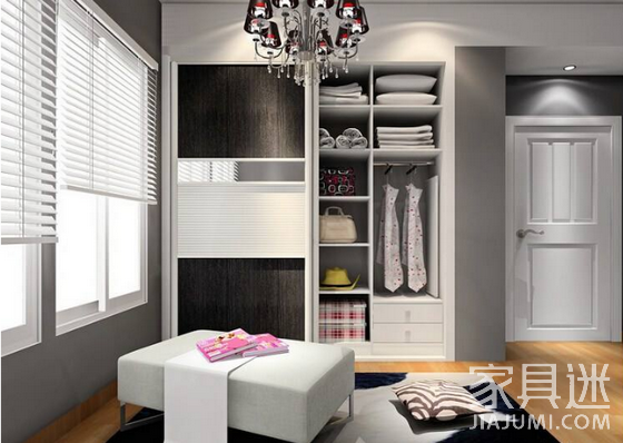 Wall-mounted wardrobe