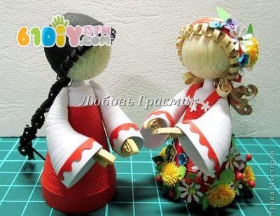 Yan paper handmade ethnic doll