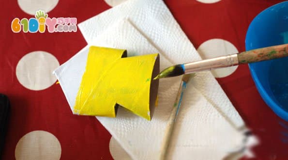 Creative children's handmade, go fishing together
