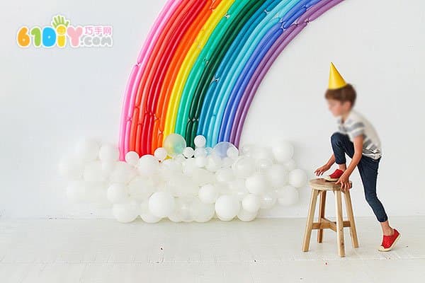 Party decoration balloon creative DIY beautiful rainbow