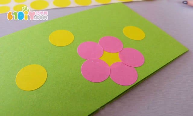 Children's handmade beautiful bouquet bookmarks