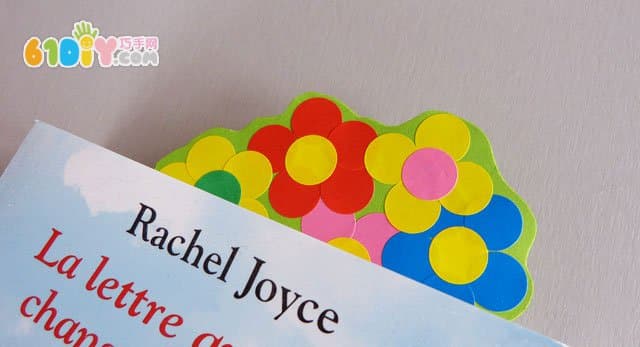 Children's handmade beautiful bouquet bookmarks