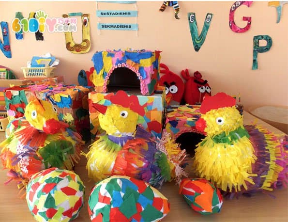 Creative balloon handmade big hen