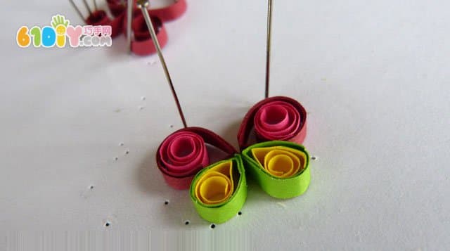 Yan paper handmade tutorial: love flower greeting card