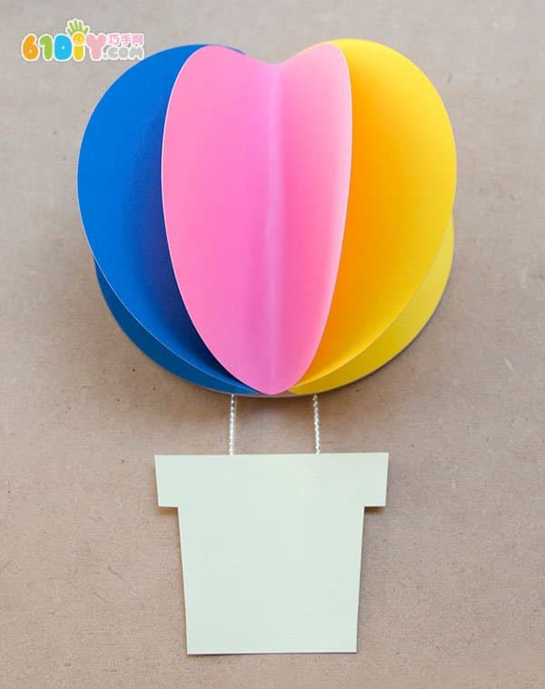 Handmade fresh hot air balloon ornaments