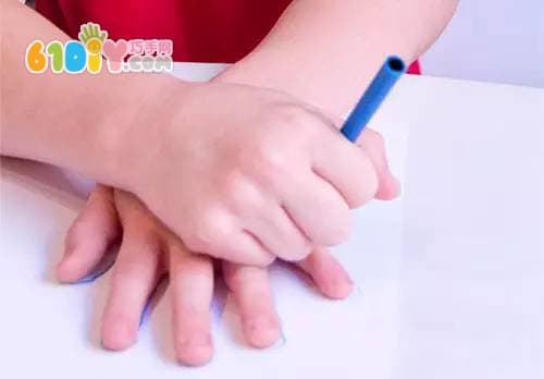 Child DIY palm little angel