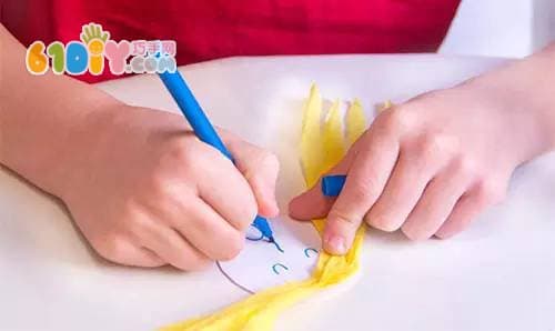 Child DIY palm little angel