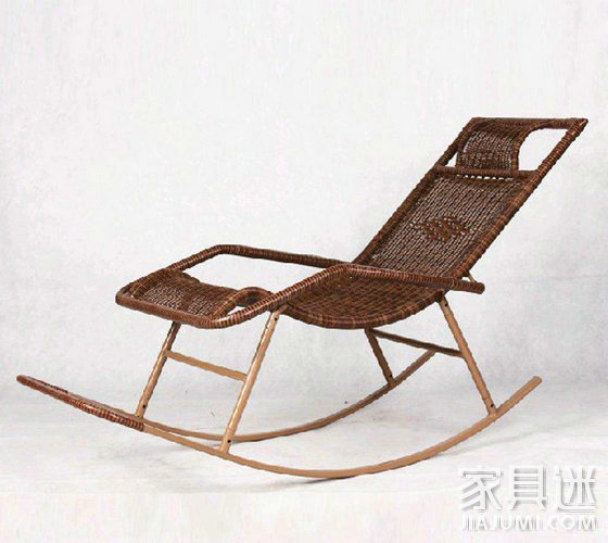 Old rattan wooden chair